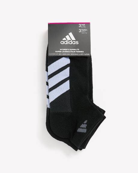 Black All-Day Training Low-Cut Socks, Set of 3 - adidas