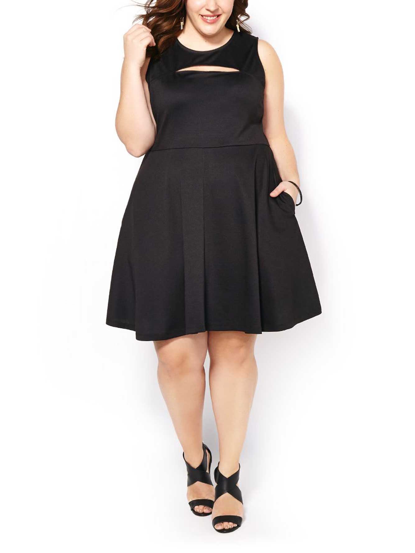 ONLINE ONLY - Sleeveless Black Dress | Penningtons