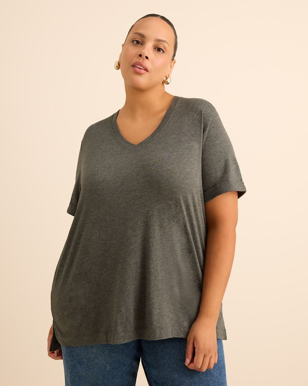 Responsible, Boyfriend-Fit Tee - PENN. Essentials Responsible, Boyfriend-Fit Tee - PENN. Essentials