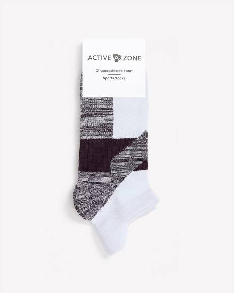 Chaussettes courtes de sport avec détail chiné - Active Zone