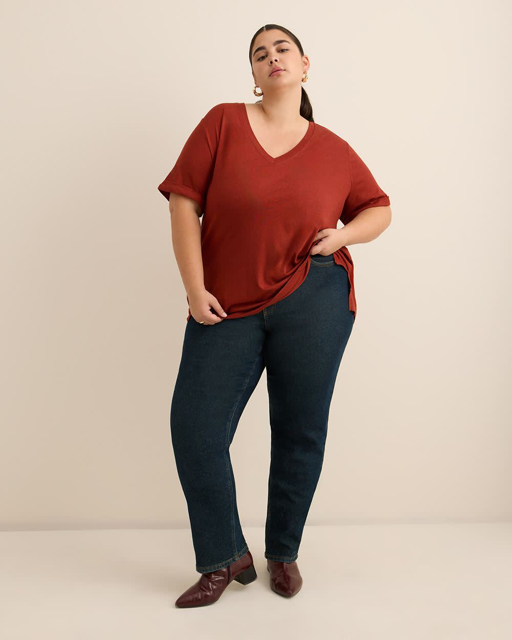 Responsible, Boyfriend-Fit Tee - PENN. Essentials Responsible, Boyfriend-Fit Tee - PENN. Essentials