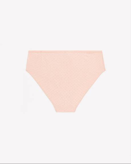 Culotte échancrée en coton à pois - ti Voglio