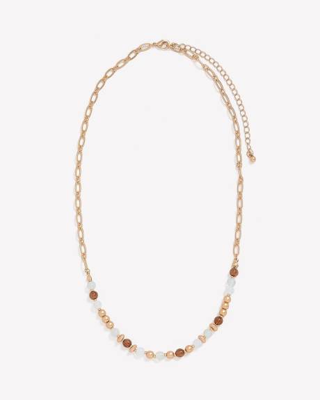 Collier à billes court