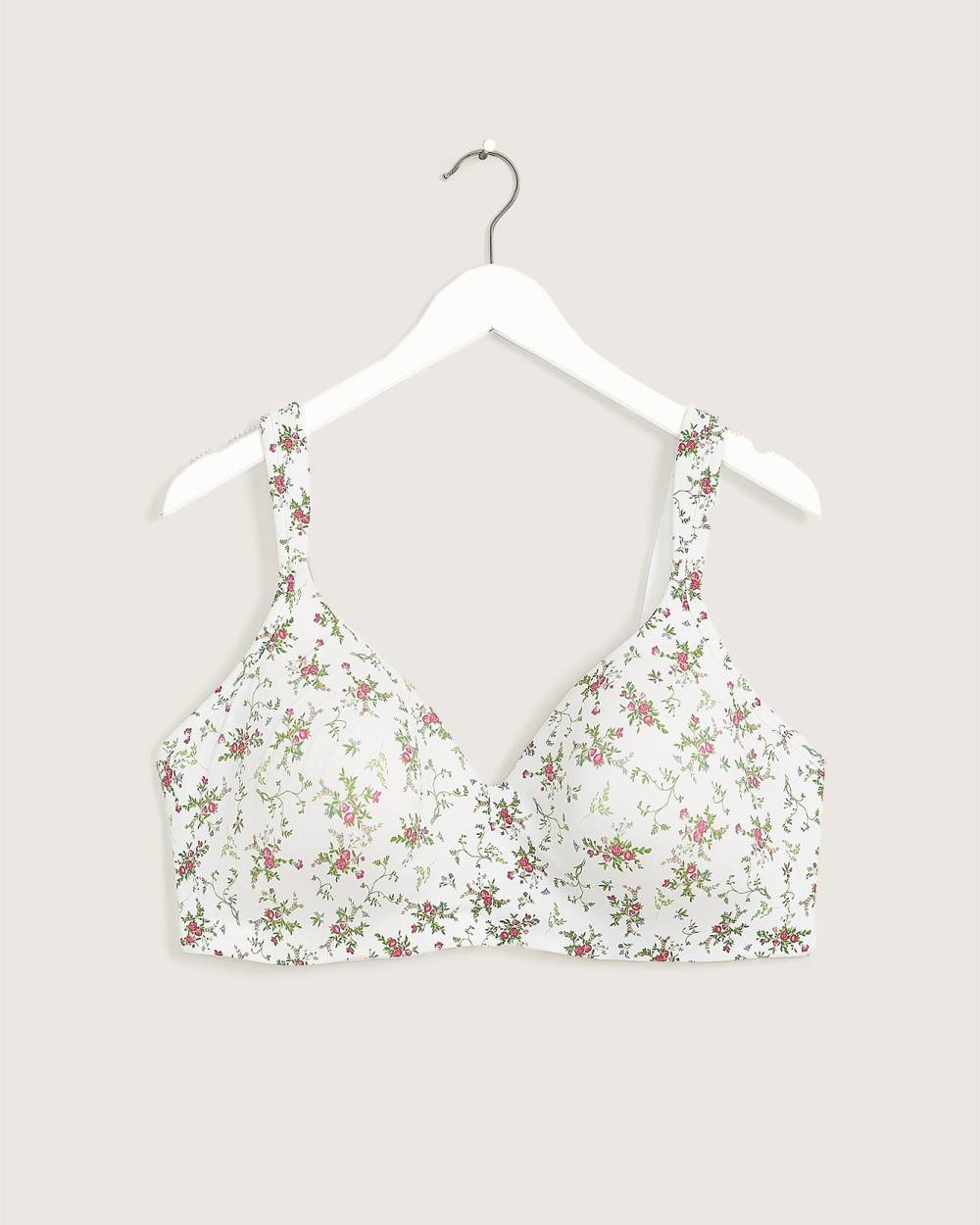 Juliet Women's Non Padded Floral Print MINIMIZER Cotton Bra 1025-1