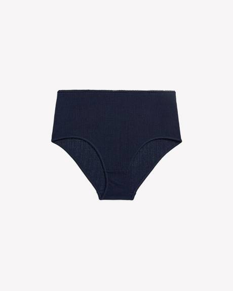 Culotte classique en mailles pointelle avec élastique picot - ti Voglio