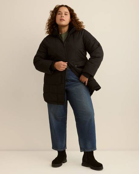 Ripstop Parka Jacket with Removable Hood