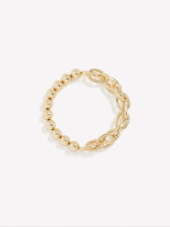 Stretch Golden Chain Link Bracelet