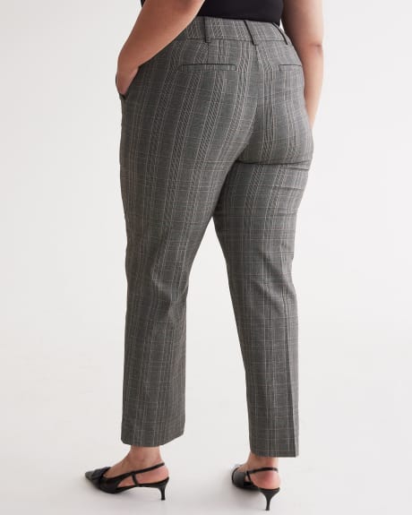 Pantalon ingénieux carreauté à jambe droite - Essentiels PENN.