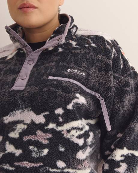 Helvetia Printed Cropped Half-Snap Fleece Pullover - Columbia