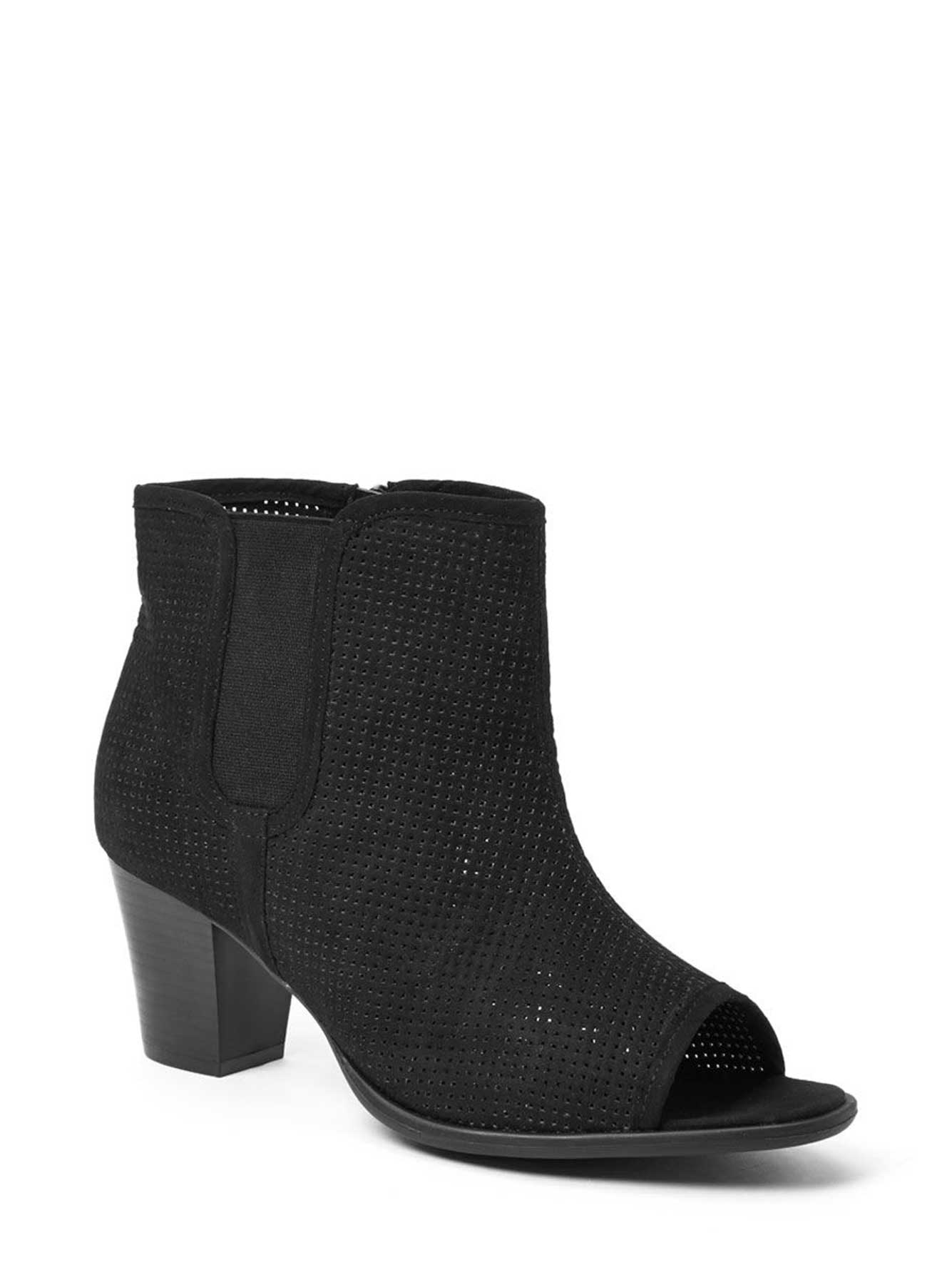bottines femme bout ouvert