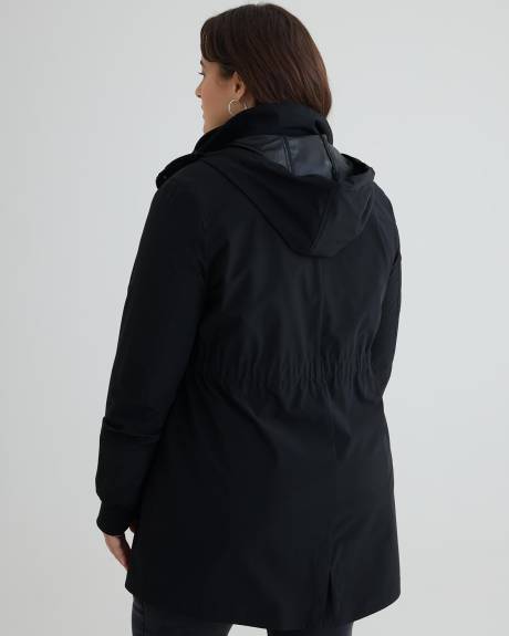 Manteau imperméable 3 en 1 avec capuche