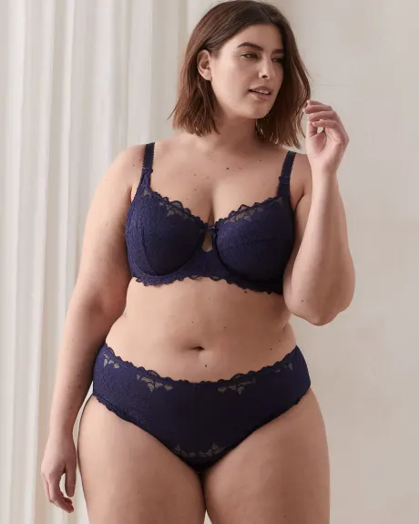 Unlined All-Over Lace Bra - Déesse Collection