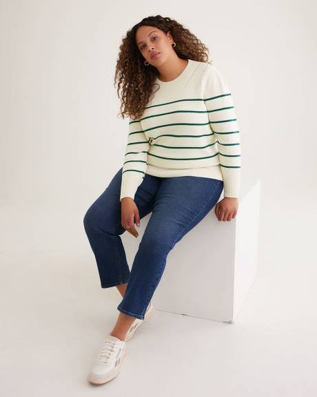 Striped Cotton Sweater