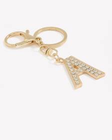 Golden Keychain / Bag Charm, Letter A