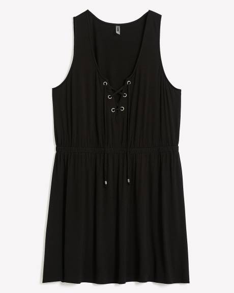 Responsible, Solid Slip Dress Cover-Up