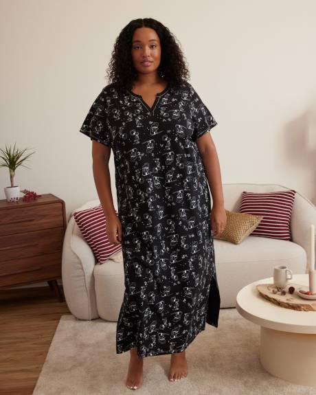 Long Mouse Print Sleepshirt - ti Voglio