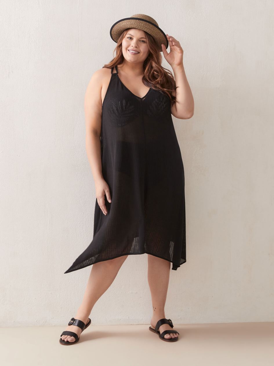 plus size beach cover up canada