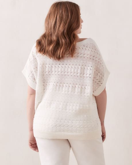 Crochet Stitch Pullover Sweater - In Every Story