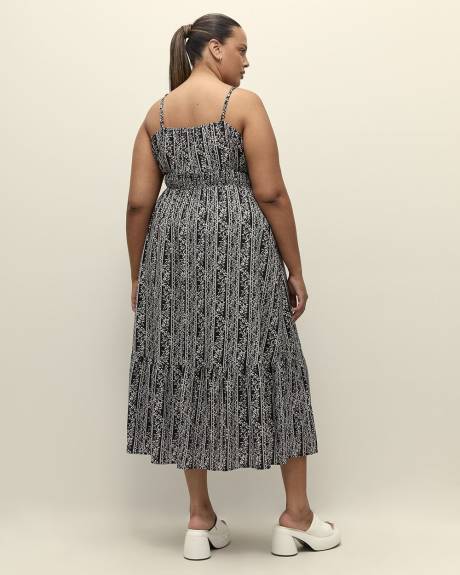 Responsible, Printed Sleeveless Maxi Dress