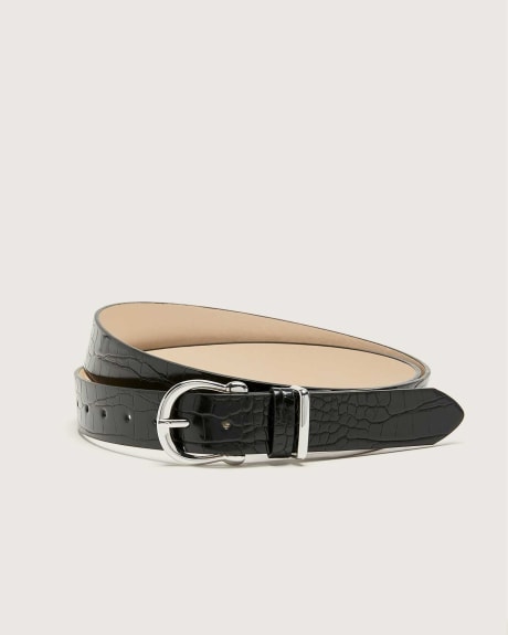 Croco Textured Belt - In Every Story