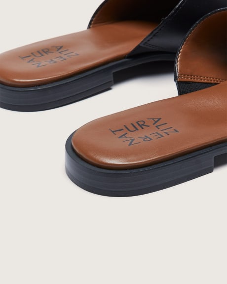Regular Width, Slip On Sandal with Decorative Buckle - Naturalizer