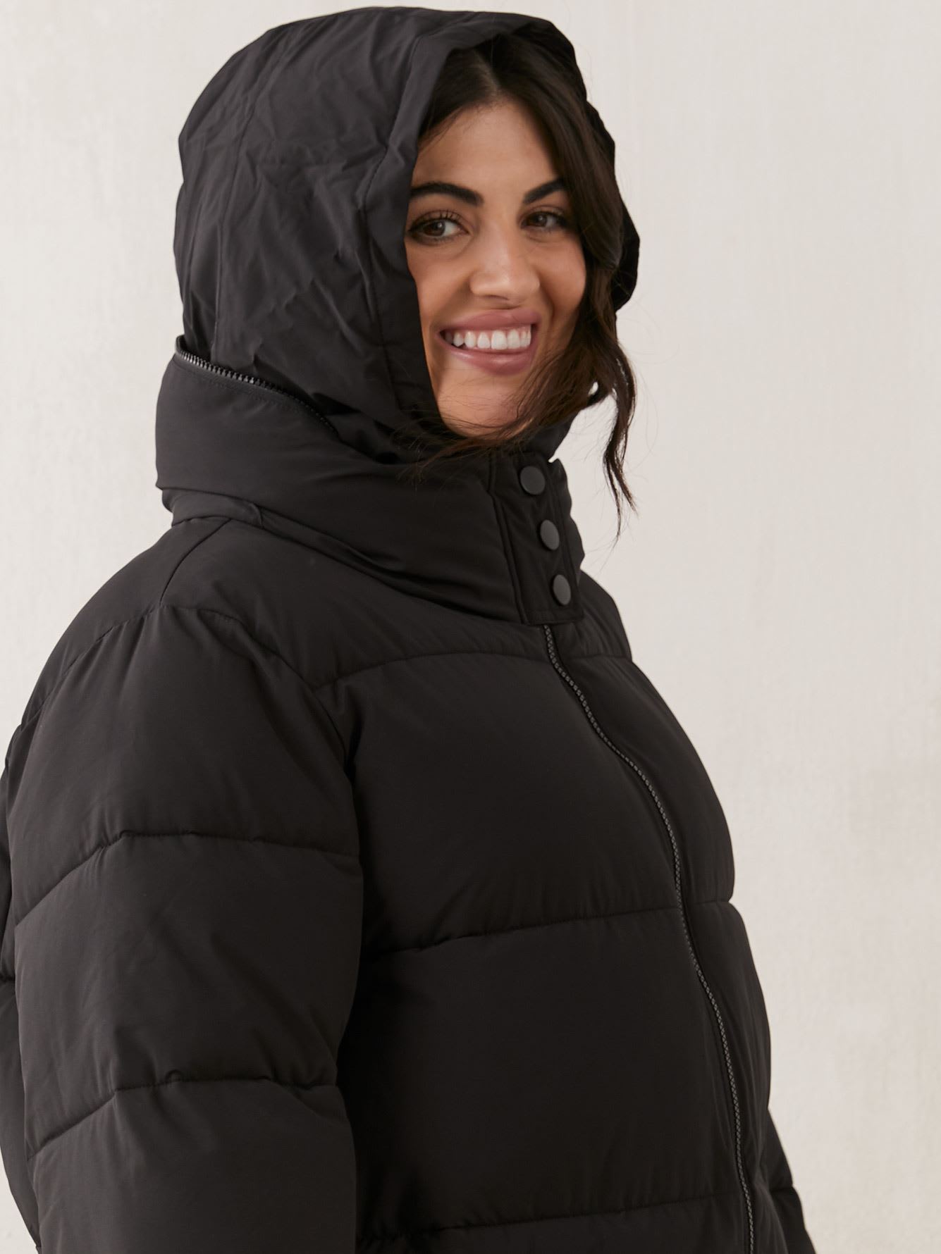 windbreaker with hidden hood