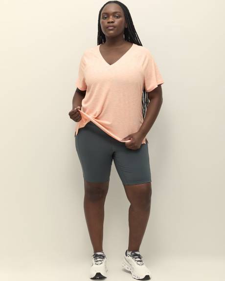 V-Neck Short Sleeve T-Shirt - Active Zone