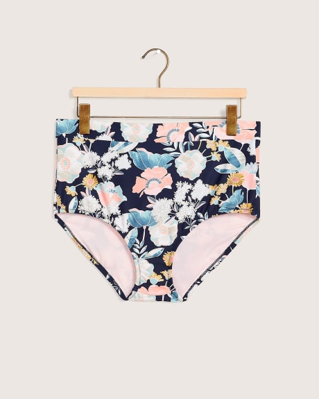 Culotte de maillot de bain imprimée floral - Raisins Curve
