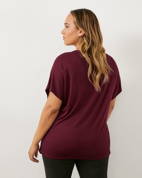 T-Shirt With Front Knot - ActiveZone