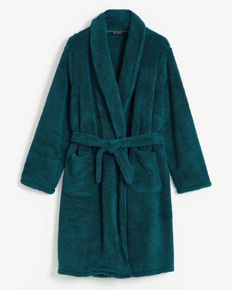 Blue Plush Robe - ti Voglio