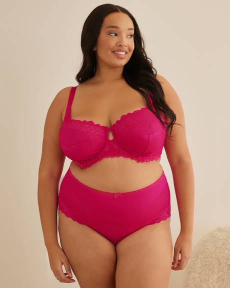 Cut & Sew Unlined Underwire Lace Bra - D&eacute;esse Collection