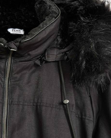 Responsible, Lined Parka Jacket with Removable Hood