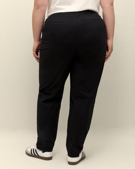 Pantalon à jambe fuselée en coton