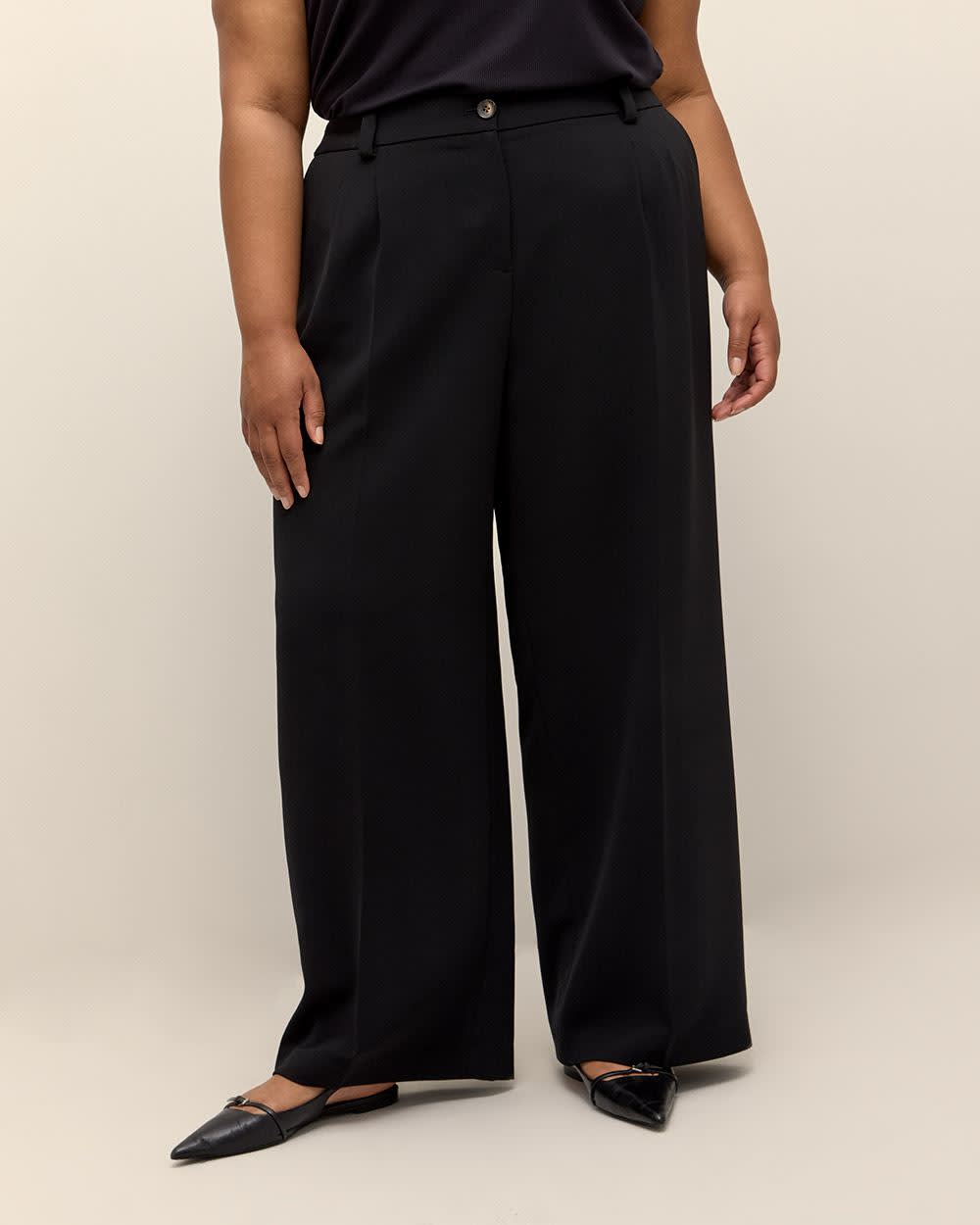 Pantalon jambe évasée best sale
