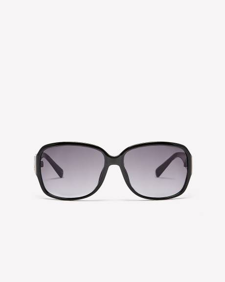 Black Sunglasses with Rhinestones