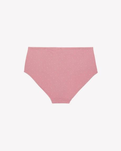 Culotte classique en coton à motif de losanges à pois - ti Voglio
