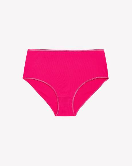 Culotte côtelée avec élastiques scintillants à la taille- ti Voglio