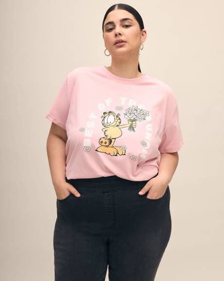 Short-Sleeve License Tee with Garfield Print - PENN. Essentials