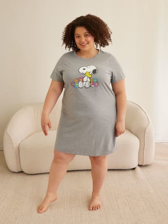 Chemise de nuit avec imprimé de Snoopy - ti Voglio