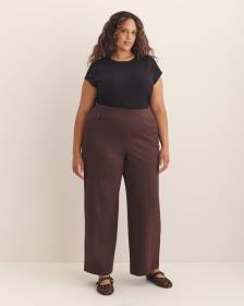 Responsible, Essential Ponte de Roma Wide-Leg Pant