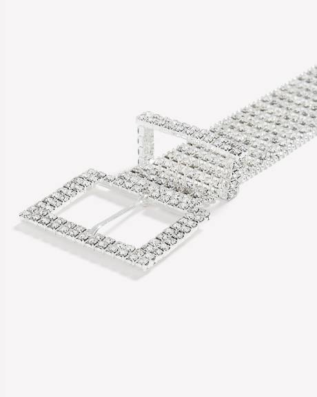 All-Over Rhinestone Belt