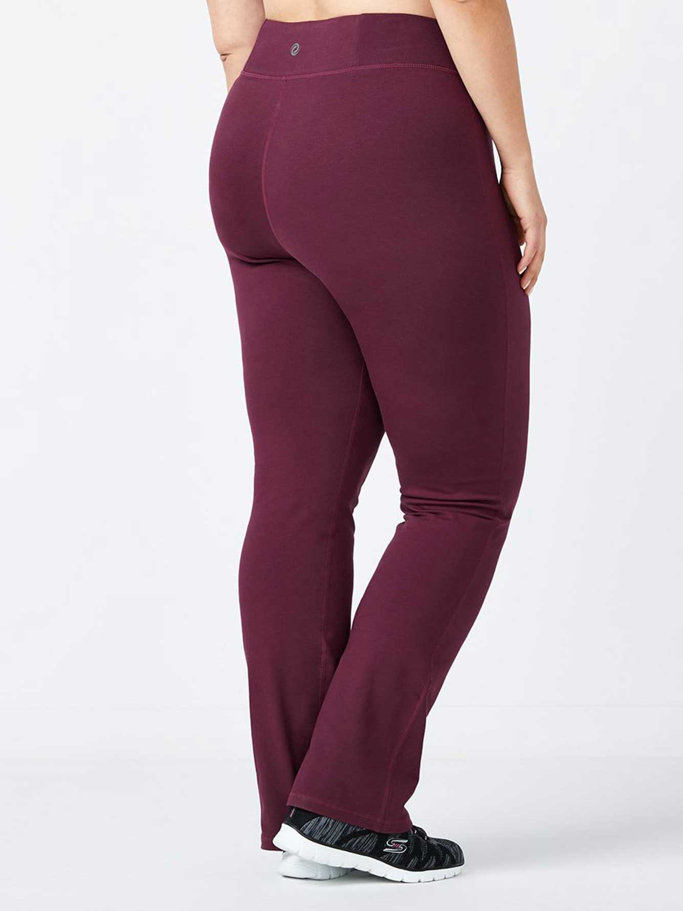 online only plus size yoga pant essentials penningtons plus size purple pants