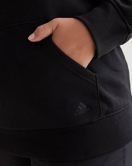 Kangourou en molleton, coupe Boyfriend, noir - adidas