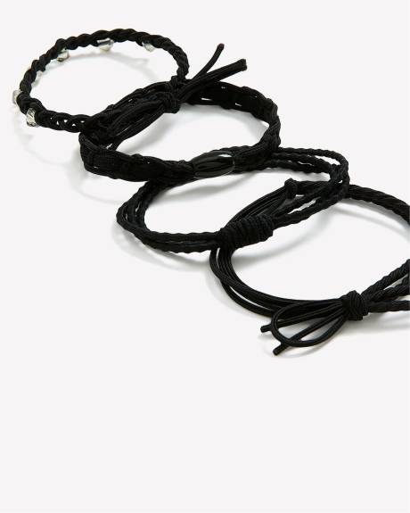 Élastiques à cheveux assortis, ens. de 10