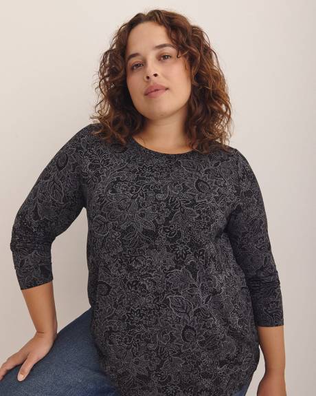 T-shirt à manches longues, coupe moderne, tissu responsable - Essentiels PENN.