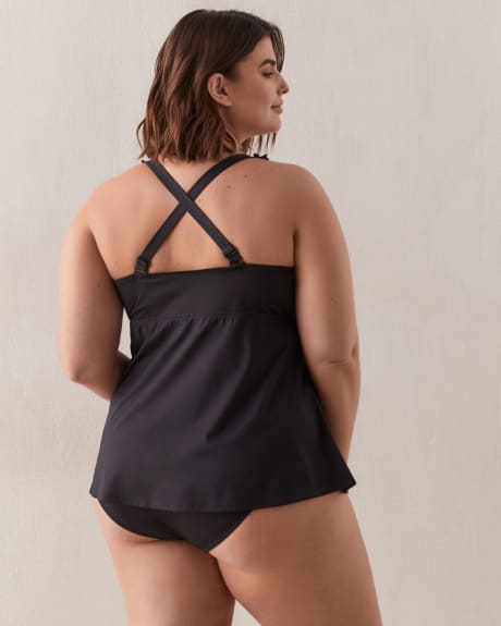 Tankini With Pleated Neckline - In Every Story