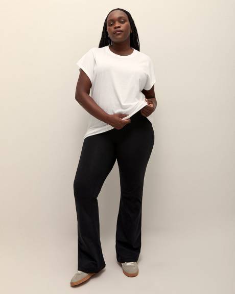 Legging noir doux à jambe évasée - Champion