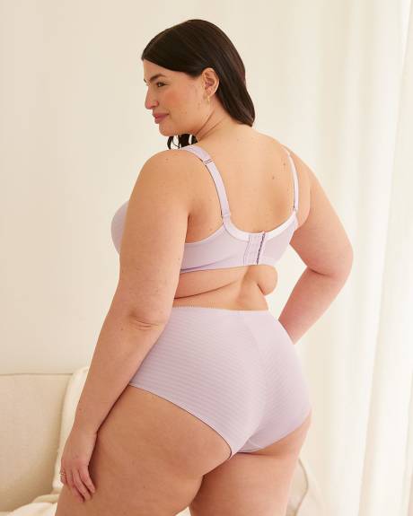 Microfibre Padded Wirefree T-Shirt Bra, Pointelle Trim - ti Voglio