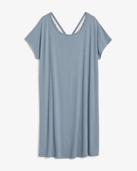 Responsible, Sleepshirt with Back Lace Trim - ti Voglio