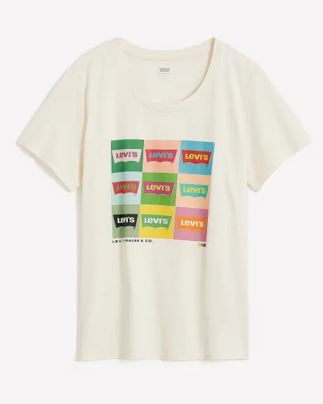 T-shirt à col rond parfait avec imprimé pop art - Levi's